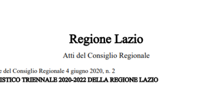 Regione Lazio_Piano Turistico 2020-2022